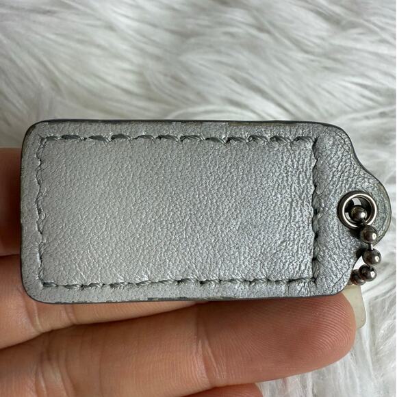 1.5" COACH Fob Bag Charm Hang tag Hangtag - Picture 2 of 2